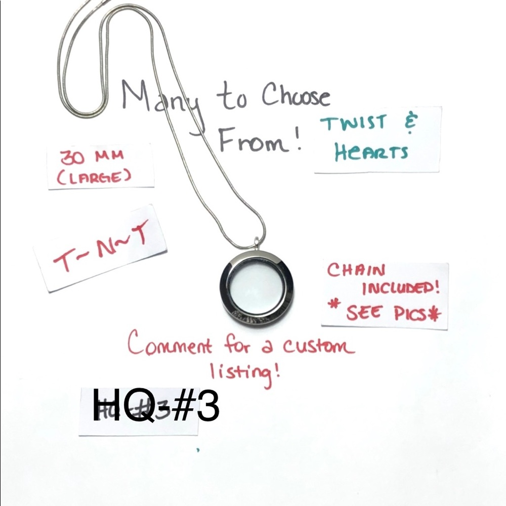 HQ-#3 High Quality living story lockets